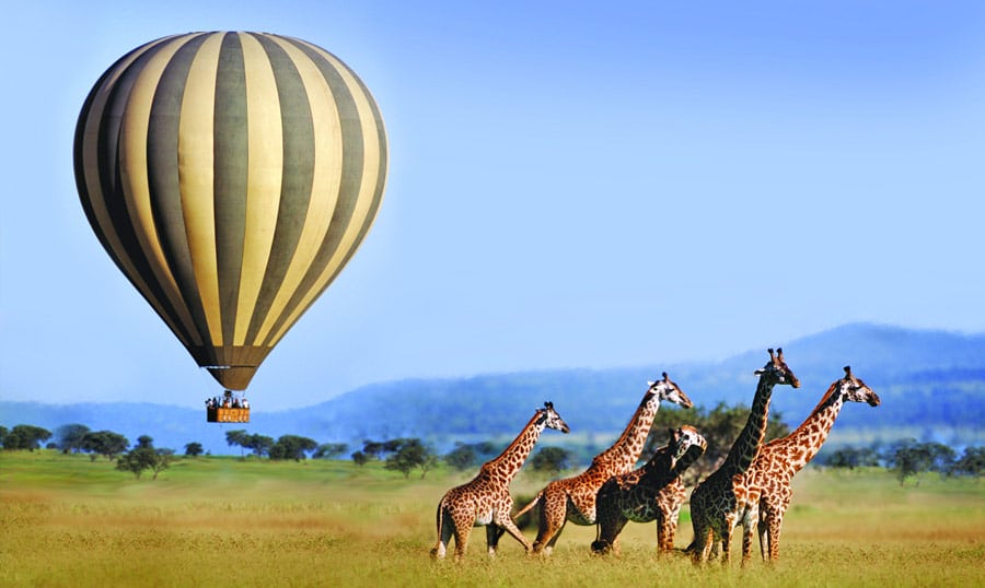 Hot Air Balloon Safaris in the Masai Mara.