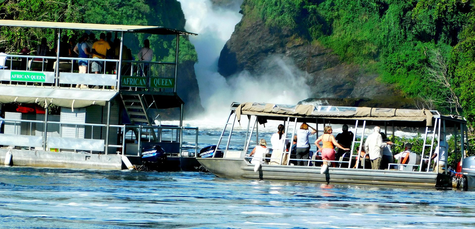 The Ultimate Boat Ride to the Base of Murchison Falls.